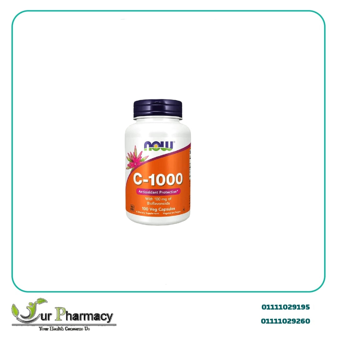 Vitamin C-1000 mg 100 Veg Capsules